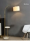 wireless charging coffee table floor lamp contemporary sofa side standing lighting marble fabric shade USB bedside floor supplier