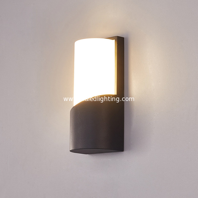 non-glare vertical 12W outdoor wall sconce lighting fitting anti-dazzle external wall lamp supplier