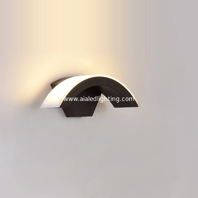 Waterproof IP65 door 12W exterior wall lighting fitting outside bounding wall lamp light fixtures for villa supplier