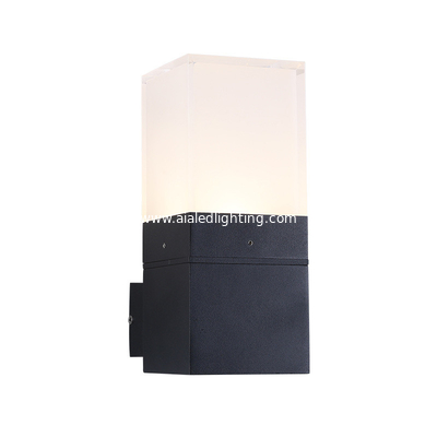 Square Outdoor Wall Light Villa Exterior Wall Courtyard Single Head decoration Light Balcony Modern Wall lamp supplier